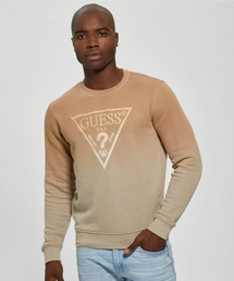 Guess（ゲス）の「Brun Ombre Logo Sweatshirt トップス スウェット（スウェット・メンズ）」