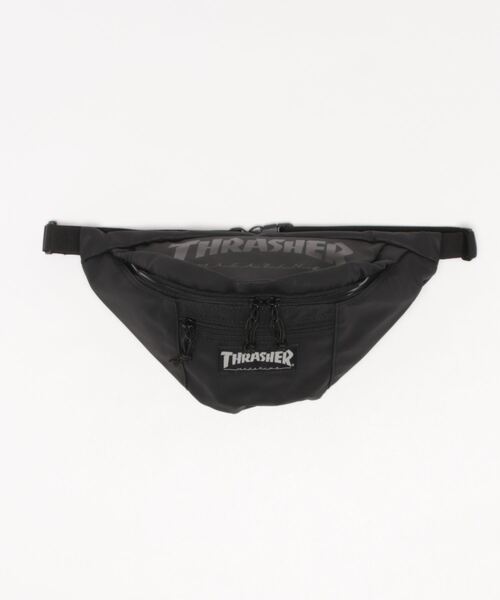 THRASHER（スラッシャー）の「【z】【THRASHER】ウエストバッグ（ショルダーバッグ・レディース・ブラック/ブラック系その他・FREE）」の2枚目の写真