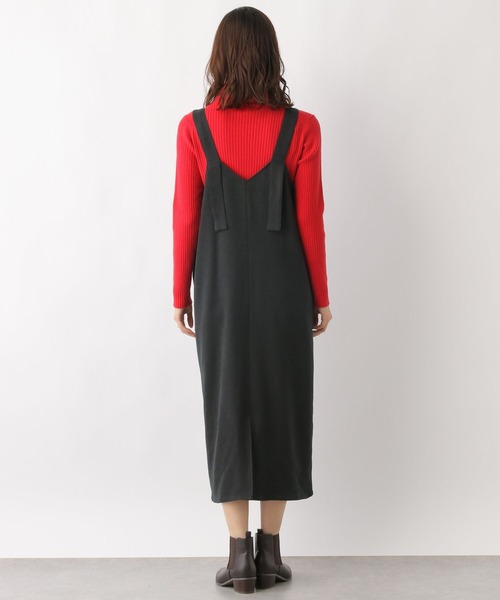 LEPSIM（レプシィム）の「2WAYウールライクジャンスカ　173661（ワンピース・レディース・ベージュ/ブラウン/チャコールグレー・FREE）」の5枚目の写真