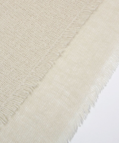 BAYFLOW（ベイフロー）の「ノマドストール（ストール/ショール・レディース・ライトブルー/アイボリー/ベージュ/チャコール・FREE）」の16枚目の写真