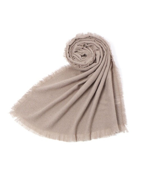 BAYFLOW（ベイフロー）の「ノマドストール（ストール/ショール・レディース・ライトブルー/アイボリー/ベージュ/チャコール・FREE）」の7枚目の写真