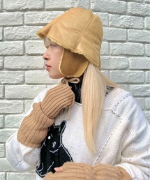 Casselini(キャセリーニ)イヤマフ付きチューリップハット