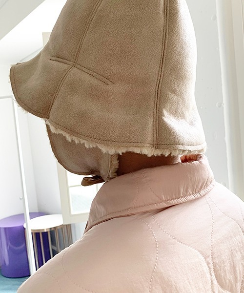 Casselini(キャセリーニ)の「Casselini(キャセリーニ)イヤマフ付きチューリップハット(ハット・レディース・ブラック/イエロー/ベージュ・FREE)」の13枚目の写真