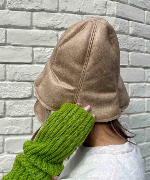 Casselini(キャセリーニ)の「Casselini(キャセリーニ)イヤマフ付きチューリップハット(ハット・レディース・ブラック/イエロー/ベージュ・FREE)」の20枚目の写真