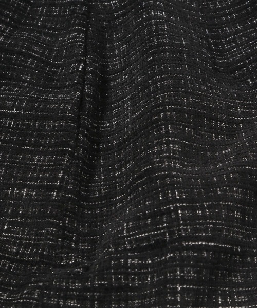 Love,Bonito(ラブボニート)の「レイン ツイード ミニスカート(スカート・レディース・ブラック/グリーン・LARGE/MEDIUM/SMALL/X-SMALL)」の21枚目の写真