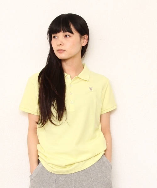 coen(コーエン)の「レギュラーポロシャツ 15SS(ポロシャツ・レディース・ホワイト/ライトグレー/ネイビー/ライトブルー/イエロー/レッド・SMALL/MEDIUM/LARGE)」の1枚目の写真