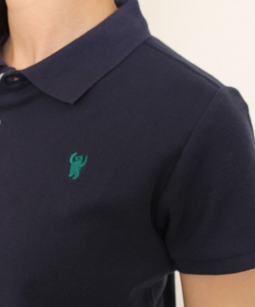 coen(コーエン)の「レギュラーポロシャツ 15SS(ポロシャツ・レディース・ホワイト/ライトグレー/ネイビー/ライトブルー/イエロー/レッド・SMALL/MEDIUM/LARGE)」の8枚目の写真