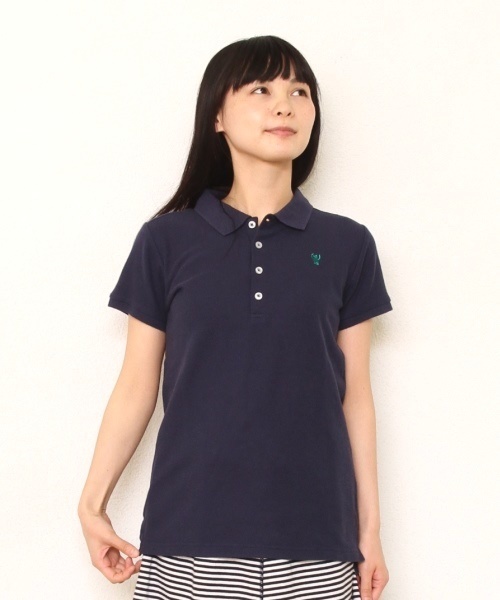 coen(コーエン)の「レギュラーポロシャツ 15SS(ポロシャツ・レディース・ホワイト/ライトグレー/ネイビー/ライトブルー/イエロー/レッド・SMALL/MEDIUM/LARGE)」の13枚目の写真