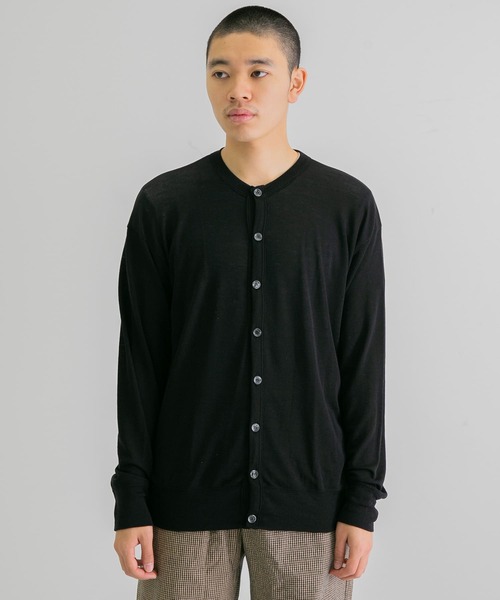 gicipi(ジチピ)の「GICIPI CINGHIALE(カーディガン/ボレロ・メンズ・ブラック/ネイビー・4/5)」の5枚目の写真