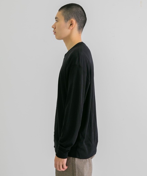 gicipi(ジチピ)の「GICIPI CINGHIALE(カーディガン/ボレロ・メンズ・ブラック/ネイビー・4/5)」の3枚目の写真