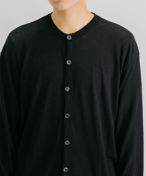 gicipi(ジチピ)の「GICIPI CINGHIALE(カーディガン/ボレロ・メンズ・ブラック/ネイビー・4/5)」の10枚目の写真