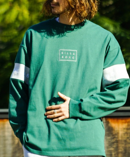 BILLABONG（ビラボン）の「【直営店限定】BILLABONG メンズ R STYLE SMU ロンＴ 【2023年春夏モデル】/ビラボン長袖ロンT（Tシャツ/カットソー・メンズ・グリーン系その他/ブラック/ホワイト・MEDIUM/X-LARGE/LARGE）」の3枚目の写真