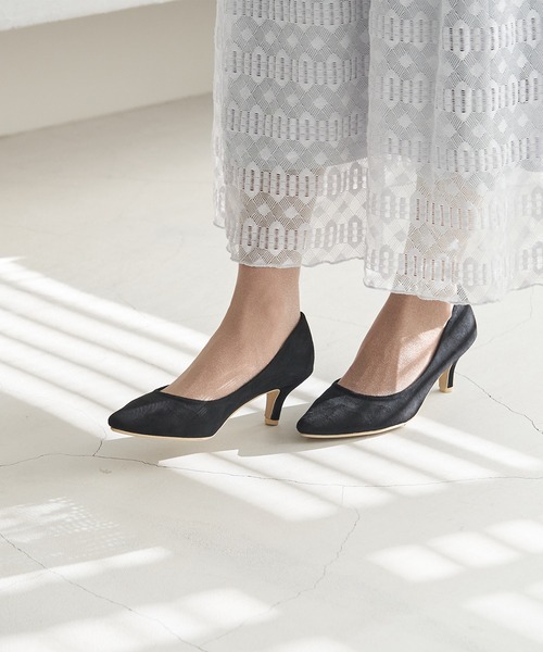 ROPE' PICNIC(ロペピクニック)の「リサイクルフェイクスエードプレーンパンプス(パンプス・レディース・ブルー系その他5/ブラック/ベージュ・23.0cm/23.5cm/24.0cm/24.5cm/22.5cm)」の9枚目の写真