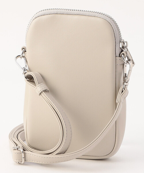 MONO　COMME CA（モノコムサ）の「ミニショルダー（ショルダーバッグ・レディース・ブラック/ホワイト/グレイッシュベージュ/モカ/シルバー/ライトイエロー・FREE）」の20枚目の写真