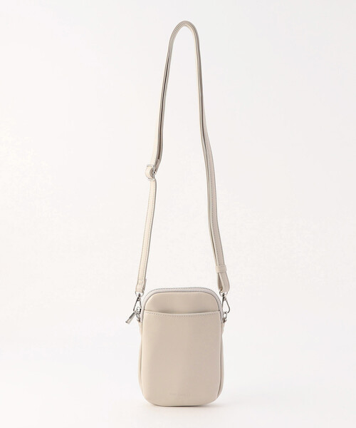 MONO　COMME CA（モノコムサ）の「ミニショルダー（ショルダーバッグ・レディース・ブラック/ホワイト/グレイッシュベージュ/モカ/シルバー/ライトイエロー・FREE）」の17枚目の写真