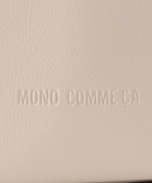 MONO　COMME CA（モノコムサ）の「ミニショルダー（ショルダーバッグ・レディース・ブラック/ホワイト/グレイッシュベージュ/モカ/シルバー/ライトイエロー・FREE）」の15枚目の写真
