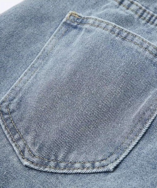 VIBGYOR（ヴィブジョー）の「膝魅せ''2WAY''デニムパンツ(TS)（デニムパンツ・レディース・ブラック/ブルー・MEDIUM/LARGE/X-LARGE）」の21枚目の写真