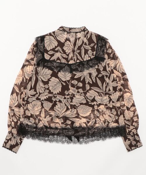 Ted Baker（テッドベーカー）の「ALNESS ウエストリボン フェミニン ブラウス（シャツ/ブラウス・レディース・ダークブラウン・1/0/2/3）」の2枚目の写真