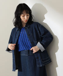 Demi-Luxe BEAMS | Demi-Luxe BEAMS / ストレッチ デニムジャケット(デニムジャケット)