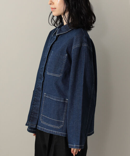 Demi-Luxe BEAMS(デミルクス ビームス)の「Demi-Luxe BEAMS / ストレッチ デニムジャケット(デニムジャケット・レディース・インディゴブルー・36/38)」の17枚目の写真