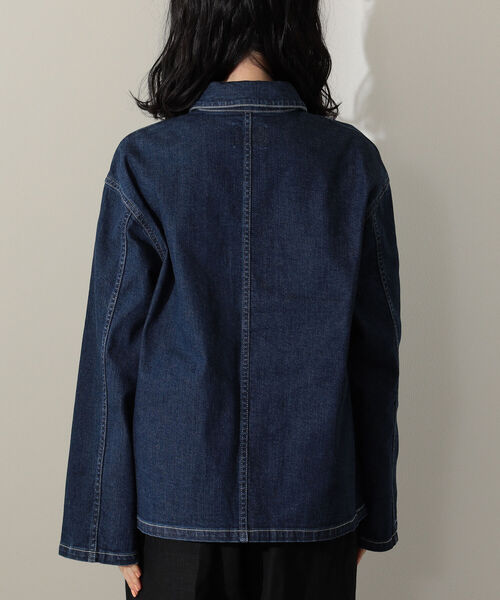 Demi-Luxe BEAMS(デミルクス ビームス)の「Demi-Luxe BEAMS / ストレッチ デニムジャケット(デニムジャケット・レディース・インディゴブルー・36/38)」の18枚目の写真