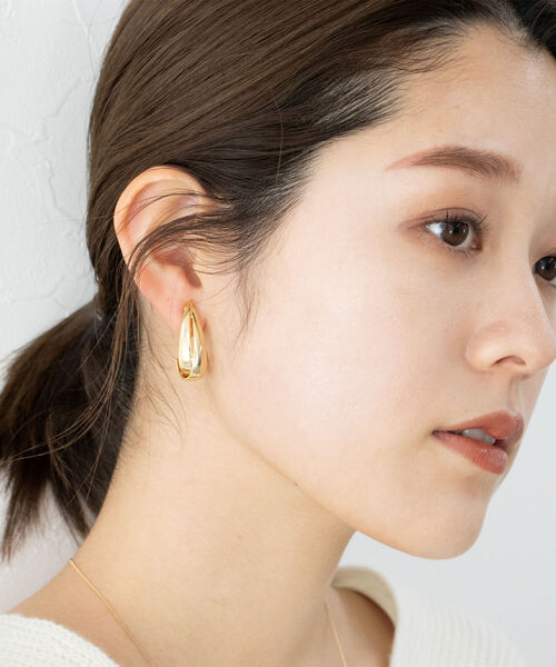 NOLLEY’S Sophi（ノーリーズソフィ）の「クロスイヤリング（イヤリング・レディース・ゴールド/シルバー・FREE）」の4枚目の写真