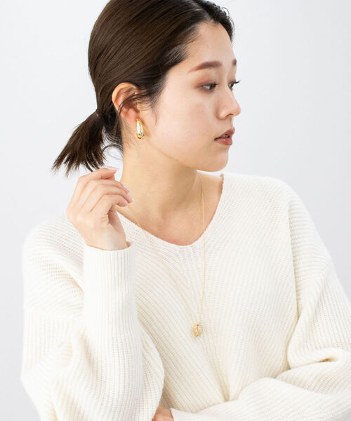 NOLLEY’S Sophi（ノーリーズソフィ）の「クロスイヤリング（イヤリング・レディース・ゴールド/シルバー・FREE）」の5枚目の写真