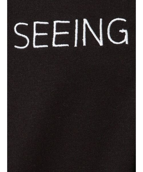 GYDA(ジェイダ)の「VネックLOGO LOOSE SHORT Tシャツ(Tシャツ/カットソー・レディース・ブラック/オフホワイト/イエロー・FREE)」の13枚目の写真