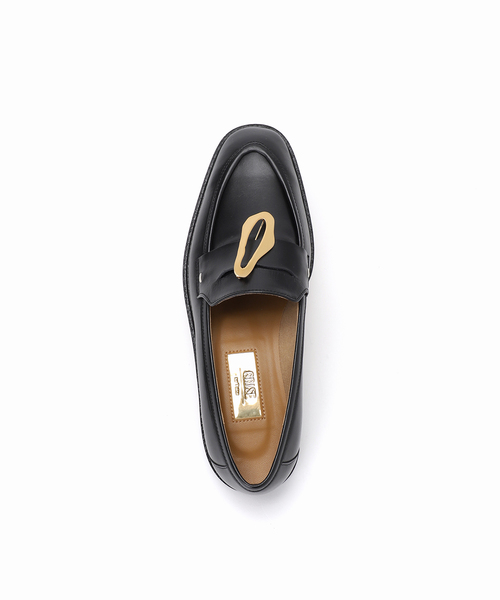 GRISE（グリーズ）の「GRISE レザーピンツキローファー（ローファー・レディース・ブラック系その他/アイボリー/ベージュ・23cm/22cm/22.5cm/25cm/23.5cm/24.5cm/24cm）」の9枚目の写真