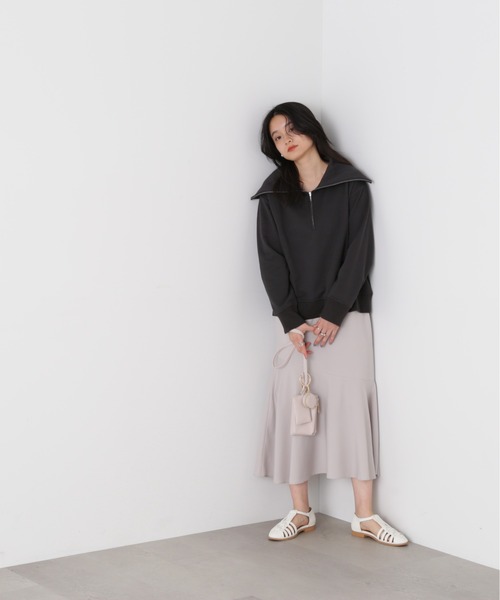 N.（N. Natural Beauty Basic）（エヌエヌナチュラルビューティーベーシック）の「【S Size Line】◆アシンメトリーマーメイドスカート（スカート・レディース・ブラック/グレー/ブルー/ドット・SMALL/MEDIUM）」の14枚目の写真