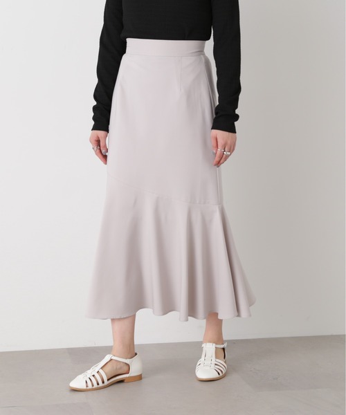 N.（N. Natural Beauty Basic）（エヌエヌナチュラルビューティーベーシック）の「【S Size Line】◆アシンメトリーマーメイドスカート（スカート・レディース・ブラック/グレー/ブルー/ドット・SMALL/MEDIUM）」の5枚目の写真