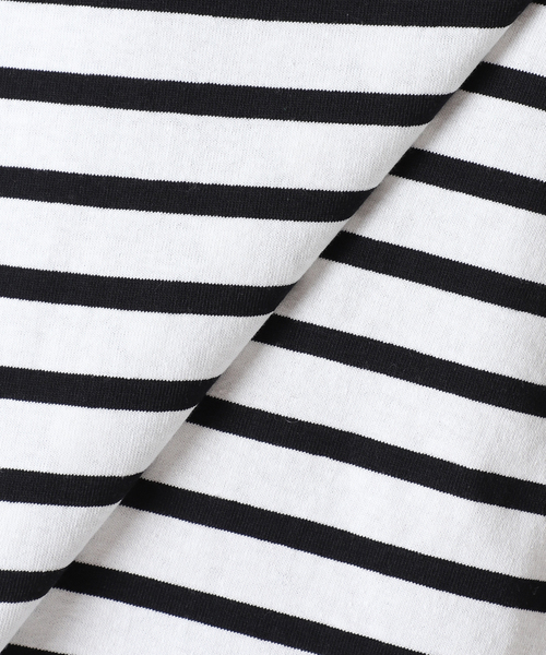 LEMINOR（ルミノール）の「《別注》【Leminor/ルミノア】For Lessage バスクシャツ：カットソー（Tシャツ/カットソー・レディース・ブラック/グリーン・3）」の17枚目の写真