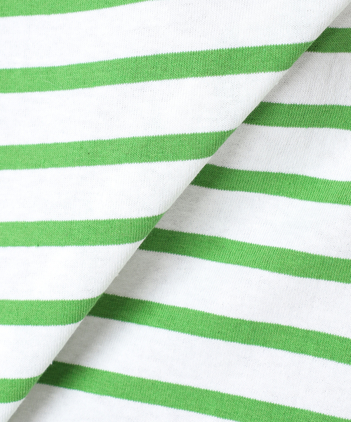 LEMINOR（ルミノール）の「《別注》【Leminor/ルミノア】For Lessage バスクシャツ：カットソー（Tシャツ/カットソー・レディース・ブラック/グリーン・3）」の10枚目の写真