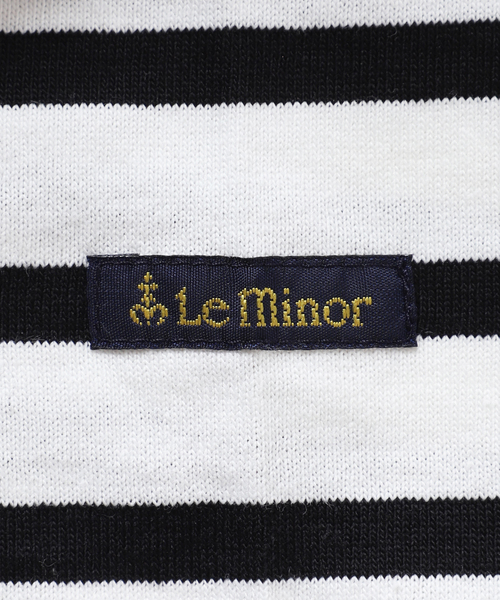 LEMINOR（ルミノール）の「《別注》【Leminor/ルミノア】For Lessage バスクシャツ：カットソー（Tシャツ/カットソー・レディース・ブラック/グリーン・3）」の6枚目の写真