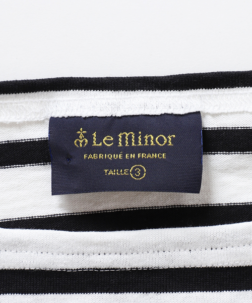 LEMINOR（ルミノール）の「《別注》【Leminor/ルミノア】For Lessage バスクシャツ：カットソー（Tシャツ/カットソー・レディース・ブラック/グリーン・3）」の14枚目の写真