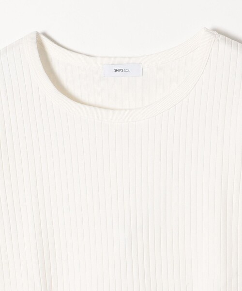 SHIPS any(シップス エニィ)の「【WEB限定】〈洗濯機可能〉テレコ リブ ハーフスリーブ TEE(Tシャツ/カットソー・レディース・ライトイエロー/ホワイト/その他/イエロー/ブラック/ブルー/ブラウン/ロイヤルブルー/ダークブラウン・ONE SIZE)」の14枚目の写真