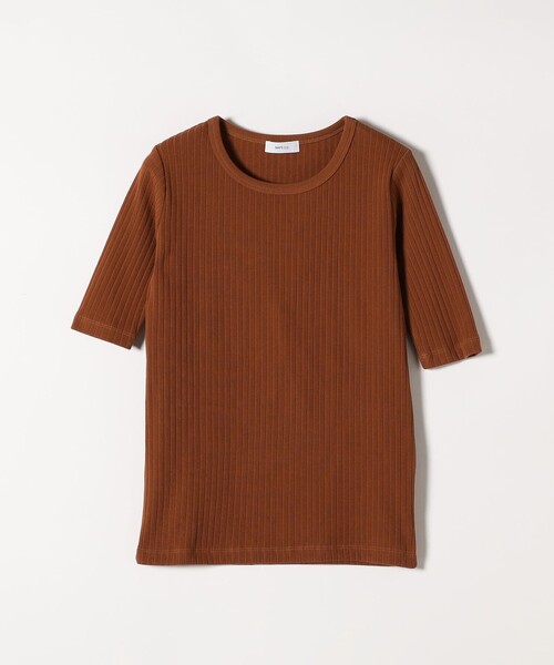 SHIPS any(シップス エニィ)の「【WEB限定】〈洗濯機可能〉テレコ リブ ハーフスリーブ TEE(Tシャツ/カットソー・レディース・ライトイエロー/ホワイト/その他/イエロー/ブラック/ブルー/ブラウン/ロイヤルブルー/ダークブラウン・ONE SIZE)」の21枚目の写真