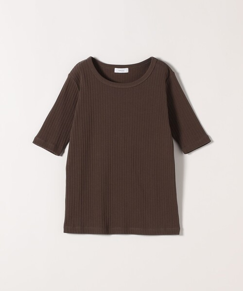 SHIPS any(シップス エニィ)の「SHIPS any:〈洗濯機可能〉テレコ リブ ハーフスリーブ TEE(Tシャツ/カットソー・レディース・ライトイエロー/ホワイト/その他/イエロー/ブラック/ブルー/ブラウン/ロイヤルブルー/ダークブラウン・ONE SIZE)」の11枚目の写真