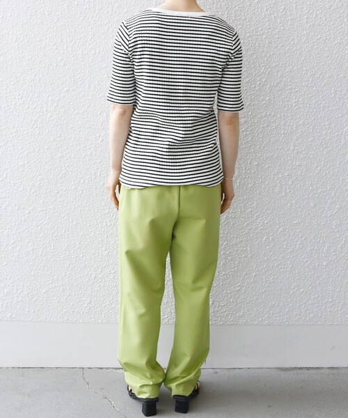 SHIPS any(シップス エニィ)の「SHIPS any:〈洗濯機可能〉テレコ リブ ハーフスリーブ TEE(Tシャツ/カットソー・レディース・ライトイエロー/ホワイト/その他/イエロー/ブラック/ブルー/ブラウン/ロイヤルブルー/ダークブラウン・ONE SIZE)」の16枚目の写真
