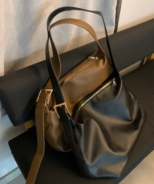 yuue' ( wear )(ユーイ)の「シンプル ショルダーバッグ(ショルダーバッグ・レディース・ブラック/ブラウン・FREE)」の19枚目の写真