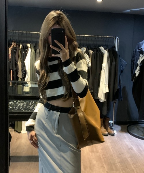 yuue' ( wear )(ユーイ)の「シンプル ショルダーバッグ(ショルダーバッグ・レディース・ブラック/ブラウン・FREE)」の7枚目の写真
