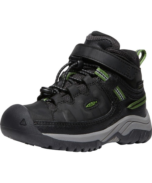 KEEN(キーン)の「TARGHEE MID WP / ターギー ミッド ウォータープルーフ / キッズ 登山靴 トレッキングシューズ(ブーツ・キッズ・ブラック・16cm/15cm/19.5cm/17cm/18cm/18.5cm)」の4枚目の写真