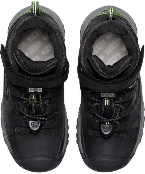 KEEN(キーン)の「TARGHEE MID WP / ターギー ミッド ウォータープルーフ / キッズ 登山靴 トレッキングシューズ(ブーツ・キッズ・ブラック・16cm/15cm/19.5cm/17cm/18cm/18.5cm)」の6枚目の写真