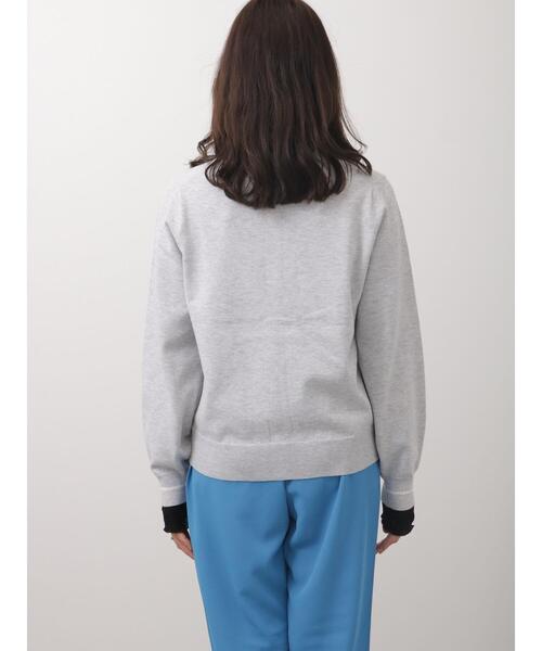 Te chichi TERRASSE(テチチテラス)の「バイカラーラインクルーカーディガン(カーディガン/ボレロ・レディース・ネイビー/イエロー/グレー・フリ-)」の20枚目の写真