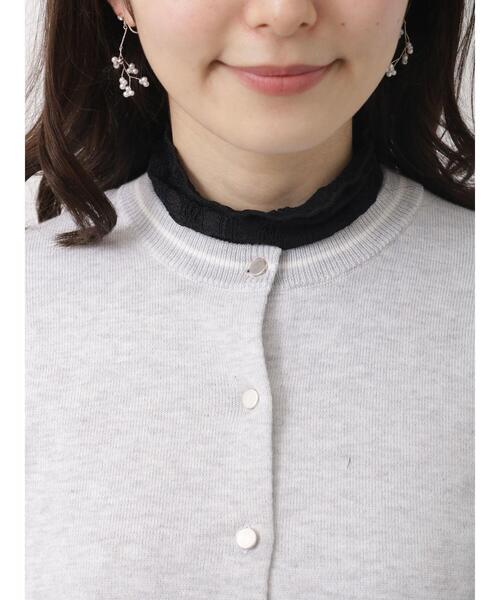 Te chichi TERRASSE(テチチテラス)の「バイカラーラインクルーカーディガン(カーディガン/ボレロ・レディース・ネイビー/イエロー/グレー・フリ-)」の21枚目の写真