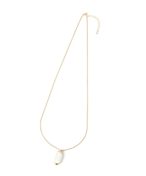 BAYFLOW（ベイフロー）の「シェル2連ネックレス（ネックレス・レディース・ライトグレー/イエロー・FREE）」の6枚目の写真