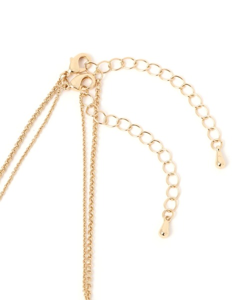 BAYFLOW（ベイフロー）の「シェル2連ネックレス（ネックレス・レディース・ライトグレー/イエロー・FREE）」の3枚目の写真