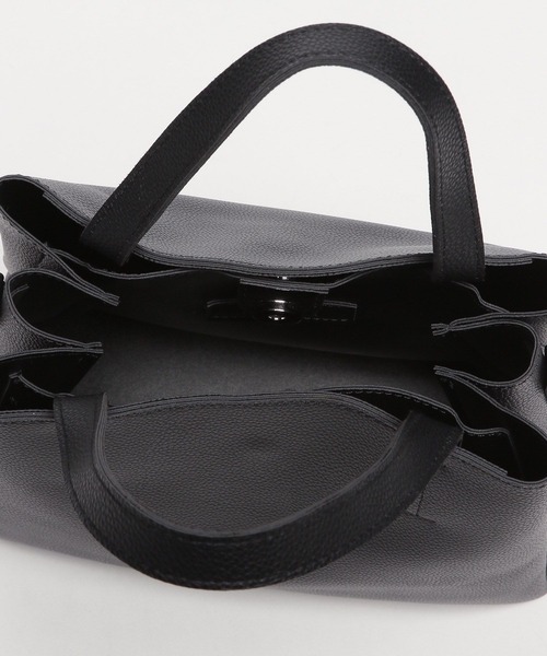 LAKOLE（ラコレ）の「2WAY横型トートバッグ / 190296（ショルダーバッグ・レディース・ライトブルー/ブラック/グレイッシュベージュ・FREE）」の15枚目の写真