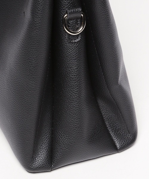 LAKOLE（ラコレ）の「2WAY横型トートバッグ / 190296（ショルダーバッグ・レディース・ライトブルー/ブラック/グレイッシュベージュ・FREE）」の5枚目の写真