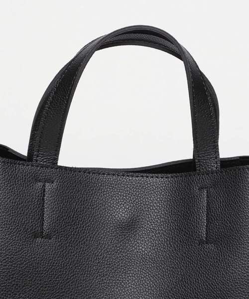 LAKOLE（ラコレ）の「2WAY横型トートバッグ / 190296（ショルダーバッグ・レディース・ライトブルー/ブラック/グレイッシュベージュ・FREE）」の12枚目の写真